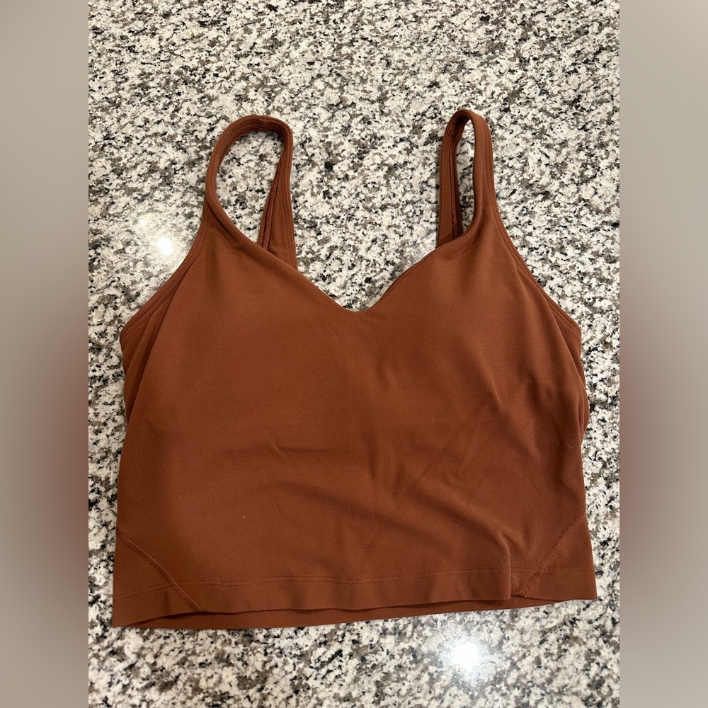 lululemon athletica Brown Top